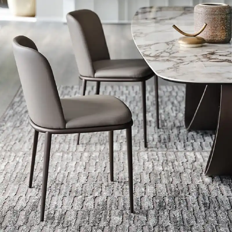 Top-Angebot Casa Padrino Luxus Esszimmerstuhl 8er Set Grau / Titanfarben - Luxus Esszimmer & Restaurant Möbel - Luxus Qualität - Made in Italy