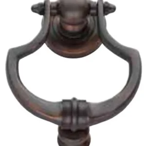Casa Padrino Luxus Barock Türklopfer Kupfer oxidiert 11 x H. 14 cm - Eleganter Messing Türklopfer - Wohnaccessoires im Barockstil Preisknaller