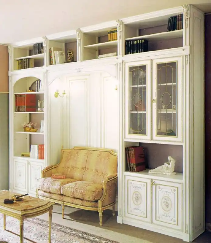 Abverkauf Casa Padrino Luxus Barock Schrank Weiß / Mehrfarbig / Gold - Barock Massivholz Wohnzimmerschrank - Barock Wohnzimmer Möbel - Luxus Qualität - Made in Italy