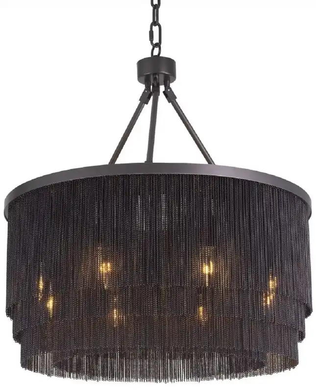 Knallerangebot Casa Padrino Luxus Stahl Kronleuchter Bronzefarben Ø 60 x H. 68 cm - Runder Hotel & Restaurant Kronleuchter - Luxus Qualität