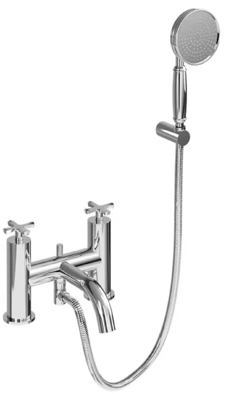 Bestpreis Casa Padrino Luxus Badewannenarmatur Silber - Messing Badewannen Armatur mit Handbrause - Luxus Badezimmer Zubehör