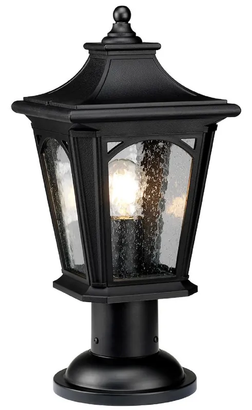Aktuell Casa Padrino Barock Sockelleuchte Schwarz Ø 21,6 x H. 47 cm - Wetterfeste Garten Terrassen Außenleuchte Stehleuchte Gartenlaterne - Nostalgische Außenbeleuchtung