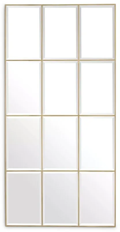 Sale Casa Padrino Luxus Wandspiegel Vintage Messing 78,5 x H. 215,5 cm - Rechteckiger Wohnzimmer Spiegel - Schlafzimmer Spiegel - Garderoben Spiegel - Luxus Möbel - Möbel Luxus - Luxus Einrichtung