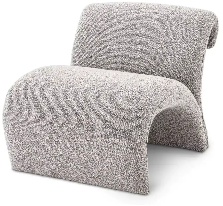Sonderangebot Casa Padrino Luxus Designer Sessel Grau 69 x 74 x H. 67 cm - Wohnzimmer Sessel - Hotel Sessel - Wohnzimmer Möbel - Luxus Möbel - Wohnzimmer Einrichtung - Luxus Einrichtung - Möbel Luxus