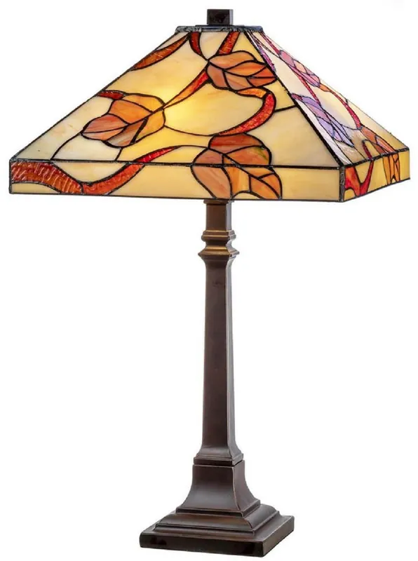 Beliebt Casa Padrino Luxus Tiffany Tischleuchte Mehrfarbig 36 x 36 x H. 64 cm - Tiffany Schreibtischleuchte - Wohnzimmer Deko Leuchte - Scheibtisch Deko Leuchte - Luxus Tiffany Leuchten