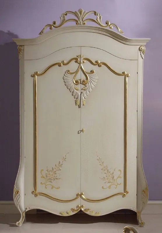 Knallerangebot Casa Padrino Luxus Barock Schlafzimmerschrank Creme / Gold - Prunkvoller Barock Kleiderschrank - Luxus Schlafzimmer Möbel im Barockstil - Edel & Prunkvoll - Luxus Qualität - Made in Italy