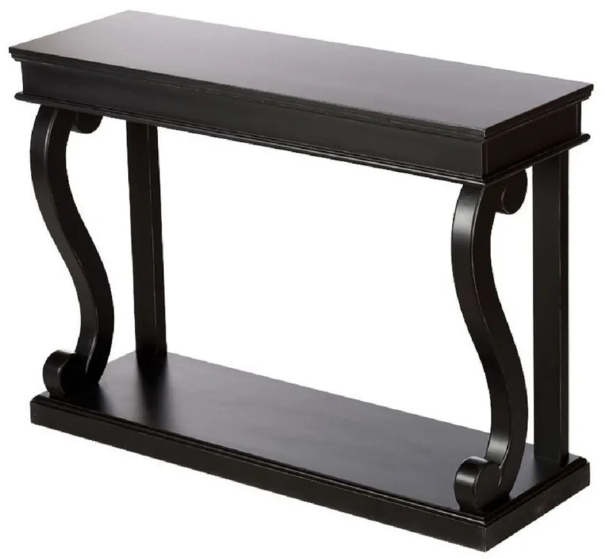 Jetzt Bestellen Casa Padrino Barock Konsole Schwarz 145 x 45 x H. 100 cm - Handgefertigter Konsolentisch im Barockstil - Prunkvolle Barockstil Konsole - Barock Möbel - Antik Stil Möbel - Barockstil Möbel