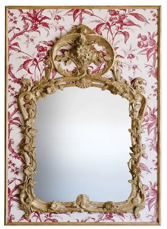 Casa Padrino Luxus Barock Spiegel Antik Gold / Weiß / Rot - Rechteckiger italienischer Barockstil Wandspiegel - Barock Möbel - Luxus Möbel im Barockstil - Luxus Qualität - Made in Italy Letzte Chance
