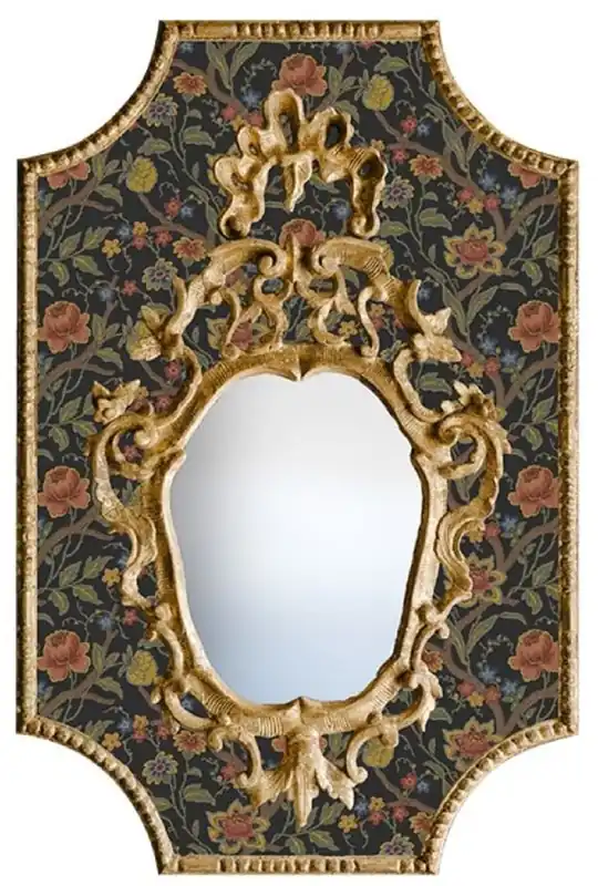 Casa Padrino Luxus Barock Spiegel Mehrfarbig / Antik Gold - Rechteckiger italienischer Barockstil Wandspiegel - Barock Möbel - Luxus Möbel im Barockstil - Luxus Qualität - Made in Italy Meistverkauft