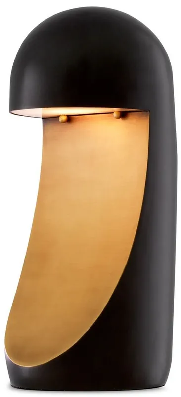 Casa Padrino Luxus Designer Tischleuchte Bronze / Antik Messing 15 x 20 x H. 40 cm - Schreibtischleuchte -Tischleuchten - Schreibtischleuchten - Luxus Leuchten - Luxus Möbel - Luxus Interior Wochenendangebot
