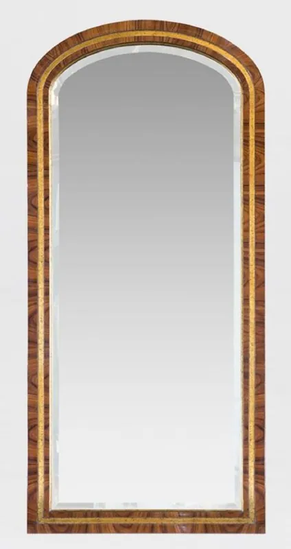 Nur Für Kurze Zeit Casa Padrino luxury baroque mirror brown / antique gold 60 x 3 x H. 135 cm - Noble solid wood wall mirror in baroque style - Baroque Furniture
