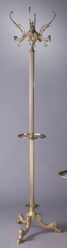 Preiswert Casa Padrino luxury baroque coat rack with umbrella stand gold 45 x 45 x H. 175 cm - Noble brass clothes rack - Baroque Hotel Coat Rack Furniture