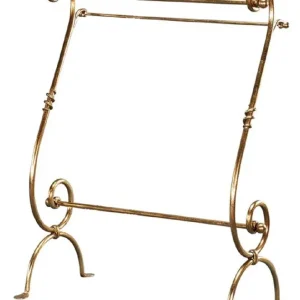 Casa Padrino Luxury Art Nouveau Towel Holder Gold 75 x 40 x H. 100 cm - Baroque & Art Nouveau Bathroom Accessories Kracherpreis