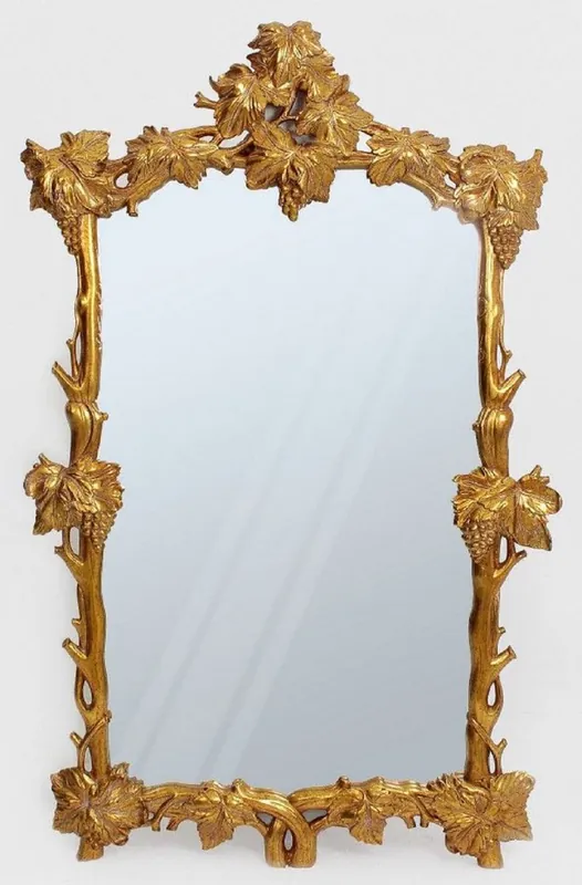Sofort Bestellen Casa Padrino luxury baroque mirror grapevines antique gold - Magnificent wall mirror in baroque style - Antique style wardrobe mirror - Living room mirror