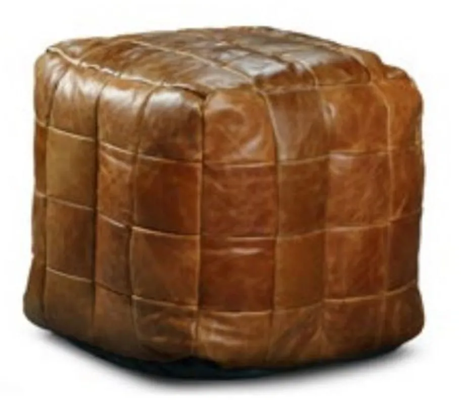 Top-Angebot Casa Padrino luxury leather stool brown 45 x 45 x H. 45 cm - Genuine leather stool in cube shape - Footstool - Living room furniture