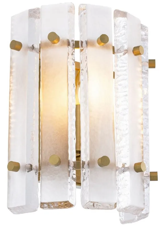 Casa Padrino luxury wall lamp antique brass 22 x 13 x H. 26 cm - Living room wall lamp - Hotel wall lamp - Luxury Collection Super-Preis