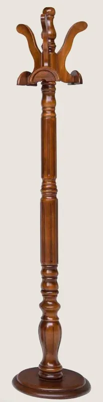 Casa Padrino luxury coat stand brown Ø 36 x H. 178 cm - Solid wood coat rack - Coat rack furniture - Hotel furniture - Luxury Quality - Made in Italy Zertifiziert