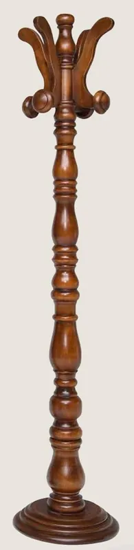 Heißes Angebot Casa Padrino luxury coat stand brown Ø 36 x H. 178 cm - Solid wood coat rack - Coat rack furniture - Hotel furniture - Luxury Collection - Made in Italy