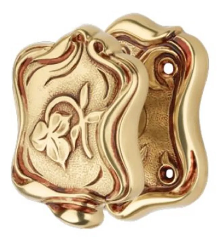 Casa Padrino Art Nouveau doorknob set french gold 6.6 x 8.5 cm - Elegant brass door handles - Baroque & Art Nouveau Decorative Accessories Knallerangebot