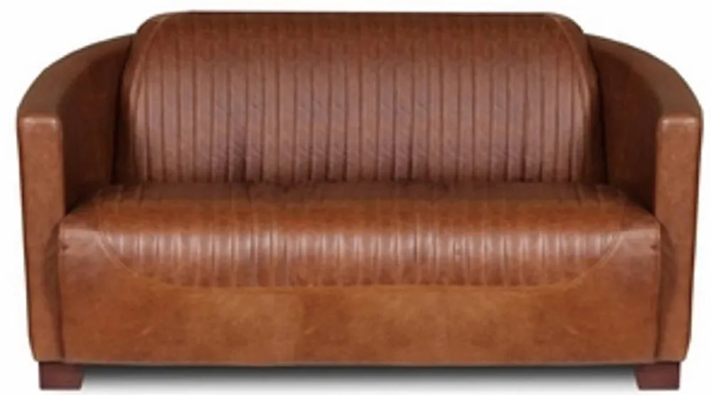 Neue Kollektion Casa Padrino luxury leather 3 seater sofa vintage brown / dark brown 182 x 83 x H. 70 cm - Genuine leather living room sofa - Living room furniture - Luxury Collection