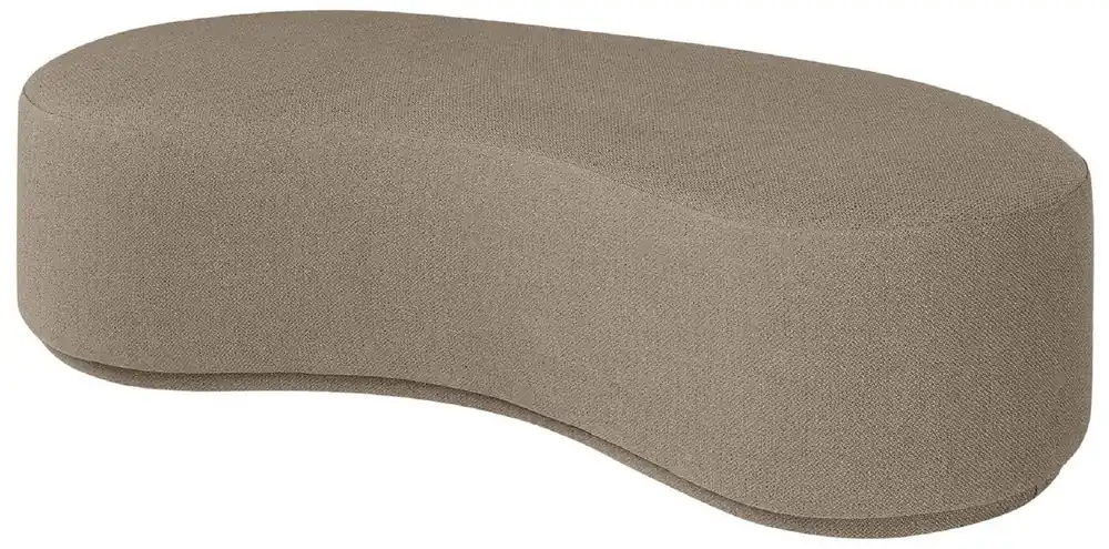 Sonderaktion Casa Padrino luxury bench brown 149 x 65.5 x H. 41 cm - Curved bench - Living Room Furniture - Hotel Furniture - Luxury Collection