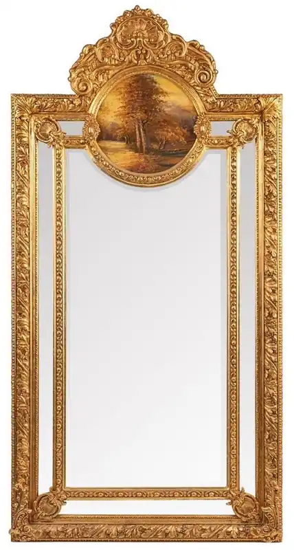 Casa Padrino baroque mirror gold - Handmade wall mirror in baroque style - Antique style wardrobe mirror - Magnificent living room mirror - Baroque Furniture Solange Der Vorrat Reicht