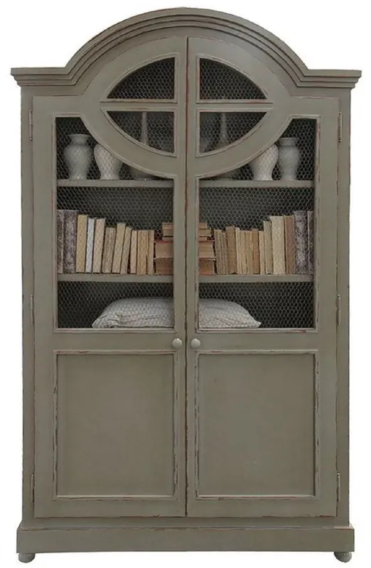 Knallerangebot Casa Padrino luxury country style cabinet antique gray - Handmade solid wood shelf cabinet with 2 doors - Country style solid wood furniture - Luxury Quality