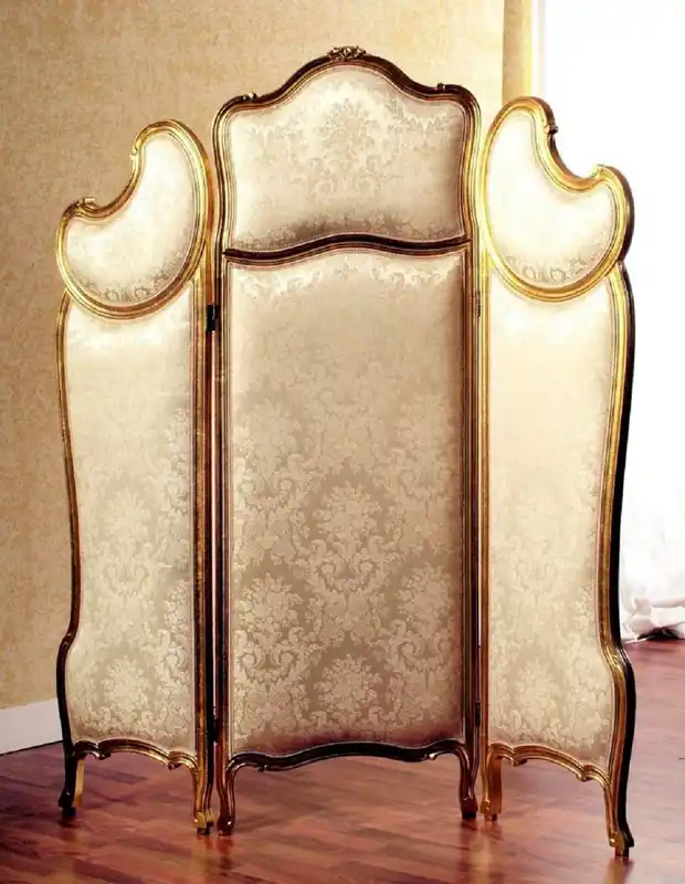 Casa Padrino luxury baroque room divider gold - Magnificent solid wood screen in baroque style - Baroque Bedroom & Hotel Furniture - Luxury Quality - Made in Italy Versand Am Gleichen Tag