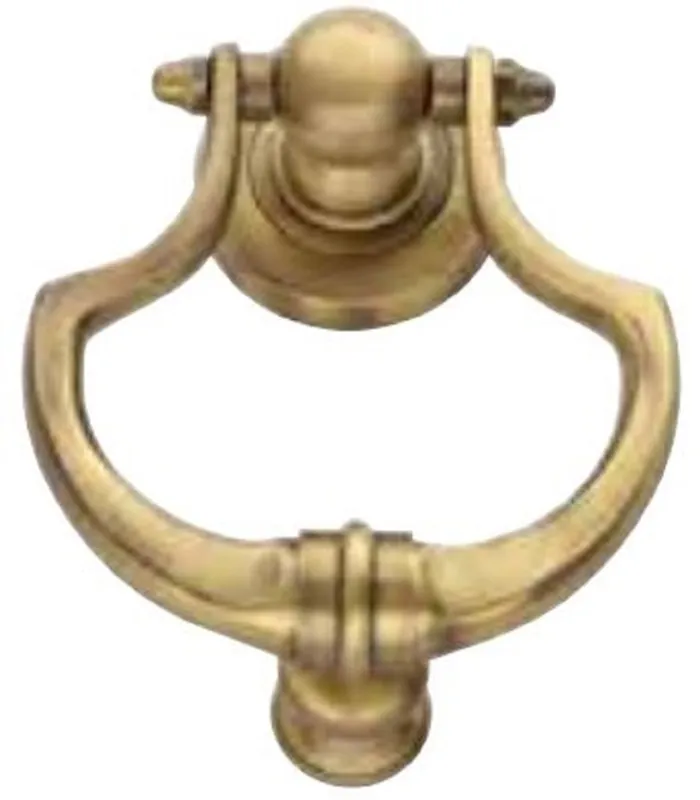 Top-Seller Casa Padrino luxury baroque door knocker brass oxidized 11 x H. 14 cm - Elegant brass door knocker - Home accessories in baroque style