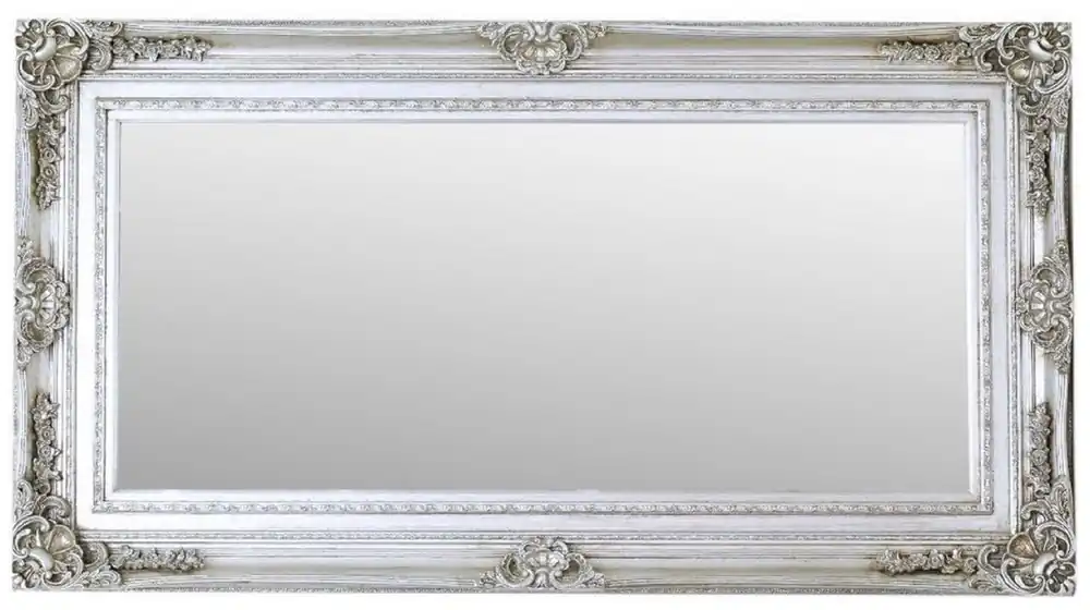 Neue Ware Casa Padrino baroque mirror silver - Rectangular antique style wall mirror - Living room mirror - Wardrobe mirror - Magnificent baroque furniture