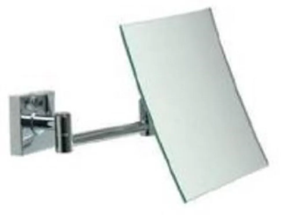 Schneller Versand Casa Padrino luxury cosmetic mirror silver 15 x 18 x H. 15 cm - Adjustable vanity wall mirror - Chrome plated bathroom make-up mirror - Luxury bathroom accessories
