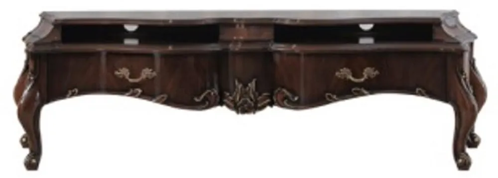 Top-Angebot Casa Padrino luxury baroque TV cabinet dark brown - Handmade solid wood sideboard with 2 drawers - Baroque Furniture - Noble & Magnificent