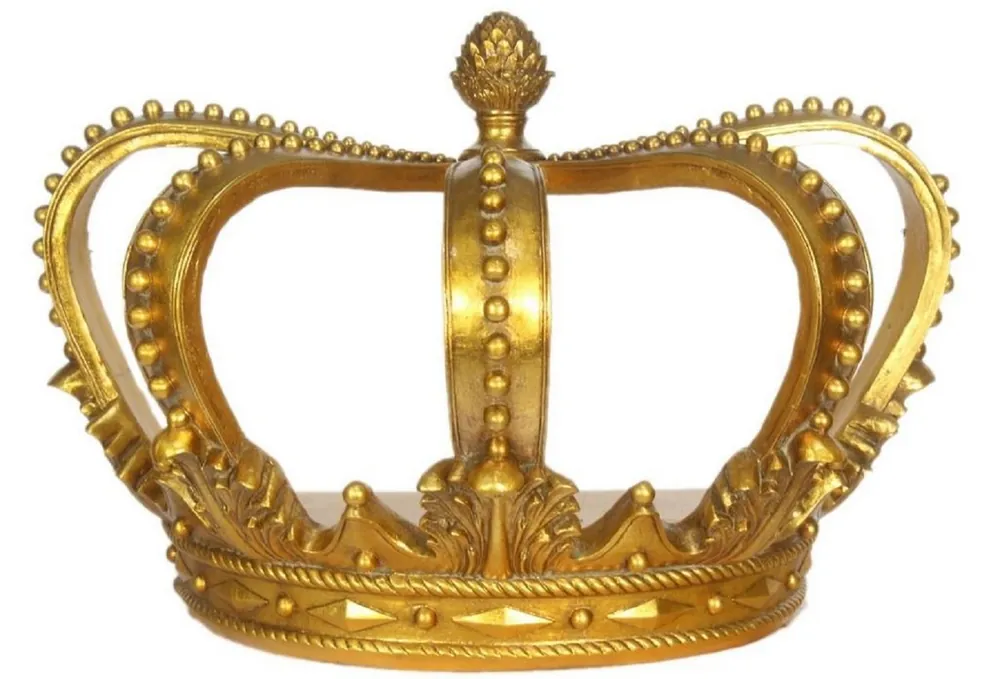 Angebot Casa Padrino Baroque Deco Crown Gold 55 x 33 x H. 38 cm - Deco Accessories in Baroque Style