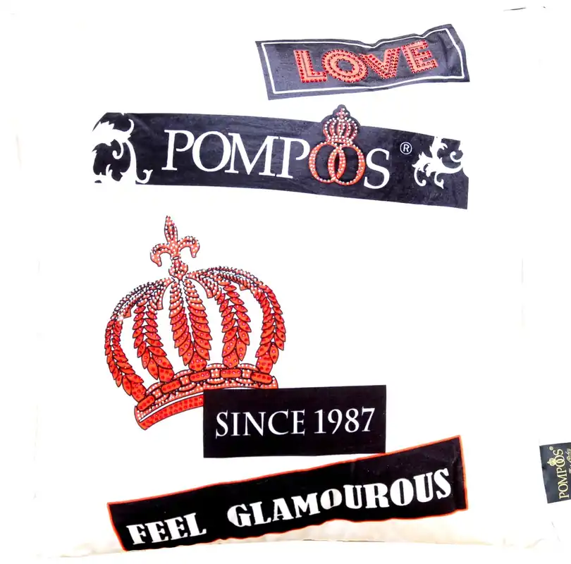 Wochenendangebot Harald Glööckler Designer Cushion Pompöös by Casa Padrino with Glitterstones Feel Glamourous