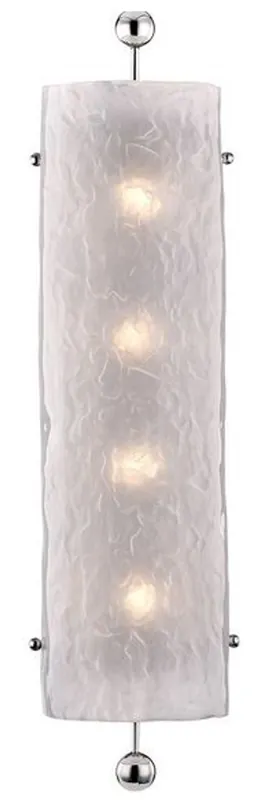 Must-Have Casa Padrino Luxury Wall Lamp Silver / White 15.9 x 12 x H. 68.6 cm - Hotel & Restaurant Wall Sconce - Luxury Quality