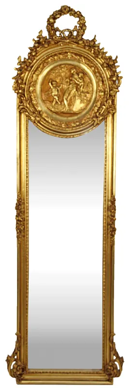 Bestseller Casa Padrino Baroque Mirror Gold 55 x H. 175 cm - Solid and Heavy - Antique Style Wall Mirror
