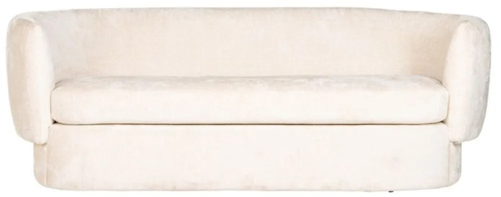 Sichere Zahlung Casa Padrino luxury sofa white 210 x 85 x H. 73 cm - Living room sofa - Living room furniture - Luxury furniture - Living room furnishings - Luxury furnishings - Furniture luxury