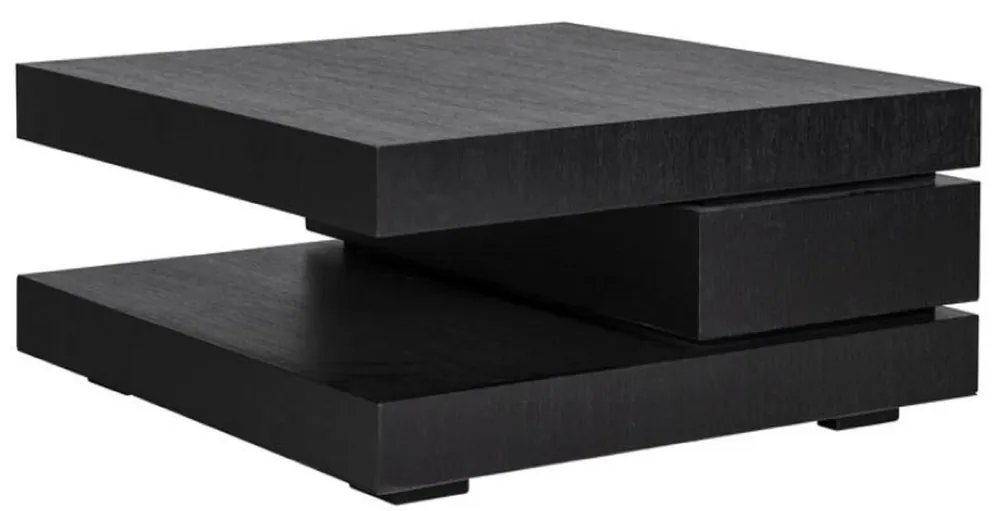 Sichere Zahlung Casa Padrino luxury coffee table black 90 x 90 x H. 42 cm - Square solid wood living room table - Living room furniture - Luxury furniture - Luxury furnishings
