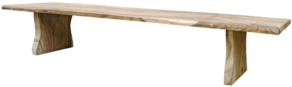 Meistverkauft Casa Padrino country style dining table natural 400 cm - Huge rustic solid wood kitchen table - Rustic dining room furniture - Solid wood dining room furniture - Country style dining room furniture
