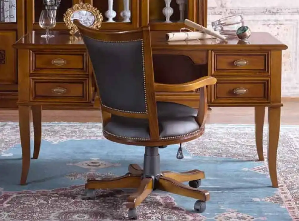 Kracherpreis Casa Padrino luxury baroque secretary with 4 drawers brown - Handmade desk in baroque style - Luxury office furniture in baroque style - Luxury quality - Made in Italy