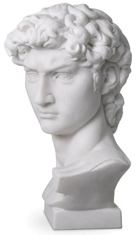 Expressversand Casa Padrino Luxury Art Nouveau marble bust white 41.5 x 25.5 x H. 66 cm - Decorative sculpture made of high quality marble - Baroque & Art Nouveau decorative accessories - Luxury quality