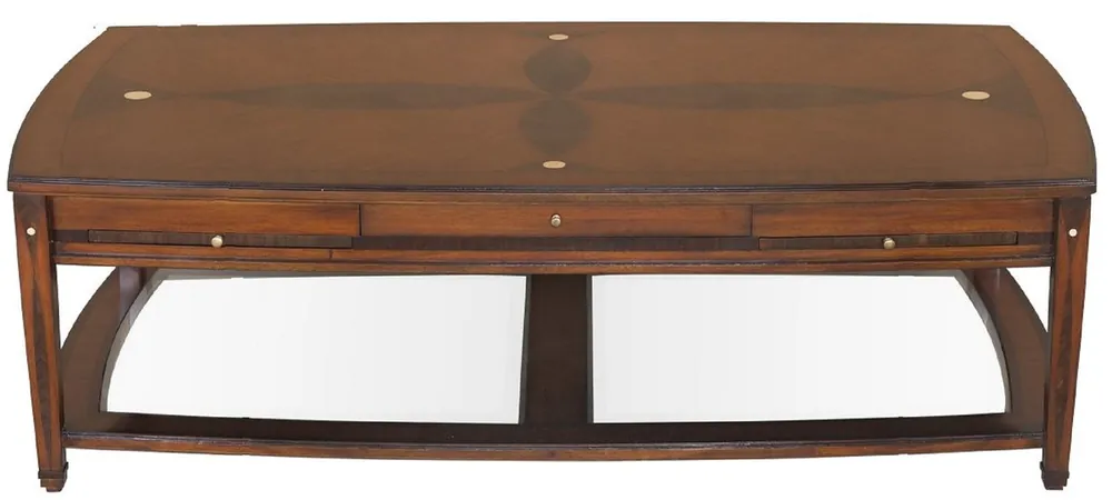 Casa Padrino luxury Art Deco coffee table brown 150 x 84 x H. 45 cm - Rectangular solid wood living room table - Living room furniture - Luxury Art Deco Furniture Top-Seller