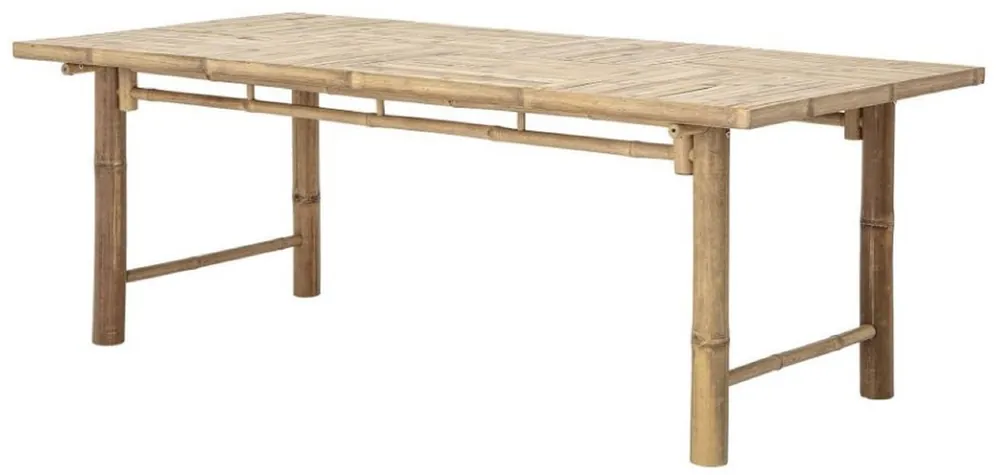Top-Preis Casa Padrino luxury dining table natural 200 x 100 x H. 74 cm - Rectangular bamboo kitchen table - Dining room furniture - Bamboo furniture - Luxury furniture - Luxury dining room furnishings