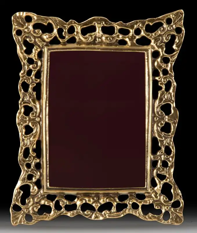 Direkt Vom Hersteller Casa Padrino luxury baroque picture frame gold 13 x H. 16 cm - Handmade baroque style bronze picture frame - Baroque decorative accessories - Noble & Magnificent