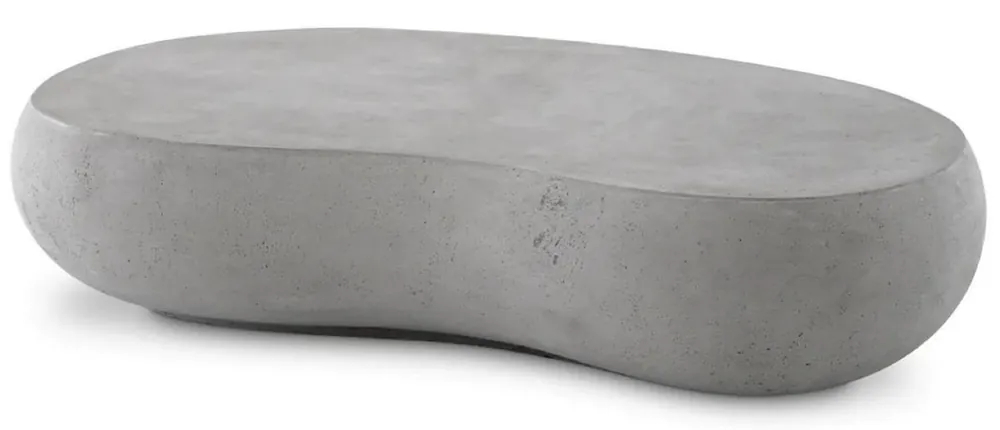Letzte Chance Casa Padrino luxury garden table gray 160 x 103 x H. 32 cm - Garden coffee table in fiberglass reinforced concrete - Garden & patio furniture - Luxury quality
