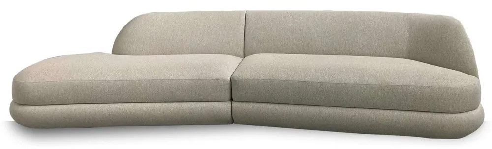 Schnäppchen Casa Padrino luxury sofa gray 172 x 100 x H. 82 cm - Curved living room sofa - Hotel sofa - Living room furniture - Hotel furniture - Luxury furniture - Luxury furnishings