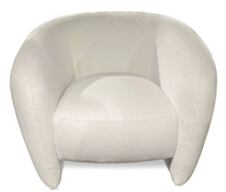 Casa Padrino luxury armchair white 112 x 98 x H. 80 cm - Living room armchair - Hotel armchair - Living room furniture - Hotel furniture - Luxury furniture - Luxury furnishings Schnäppchen