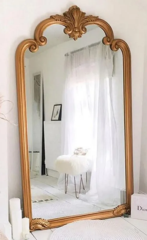 Solange Der Vorrat Reicht Casa Padrino luxury baroque mirror copper - Magnificent Italian baroque style wall mirror - Handmade luxury furniture in baroque style - Magnificent baroque furniture - Made in Italy