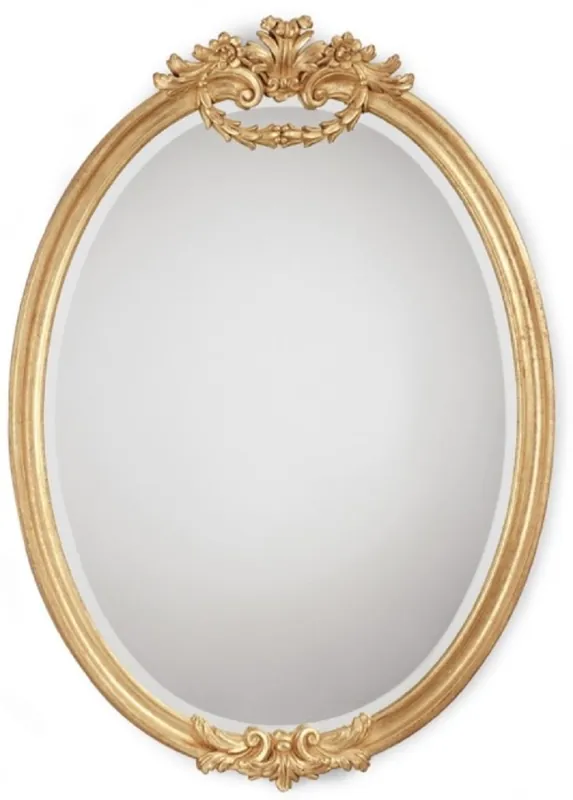 Casa Padrino luxury baroque mirror gold - Oval Italian Baroque style wall mirror - Luxury furniture in baroque style - Made in Italy - Luxury baroque interior Top-Preis