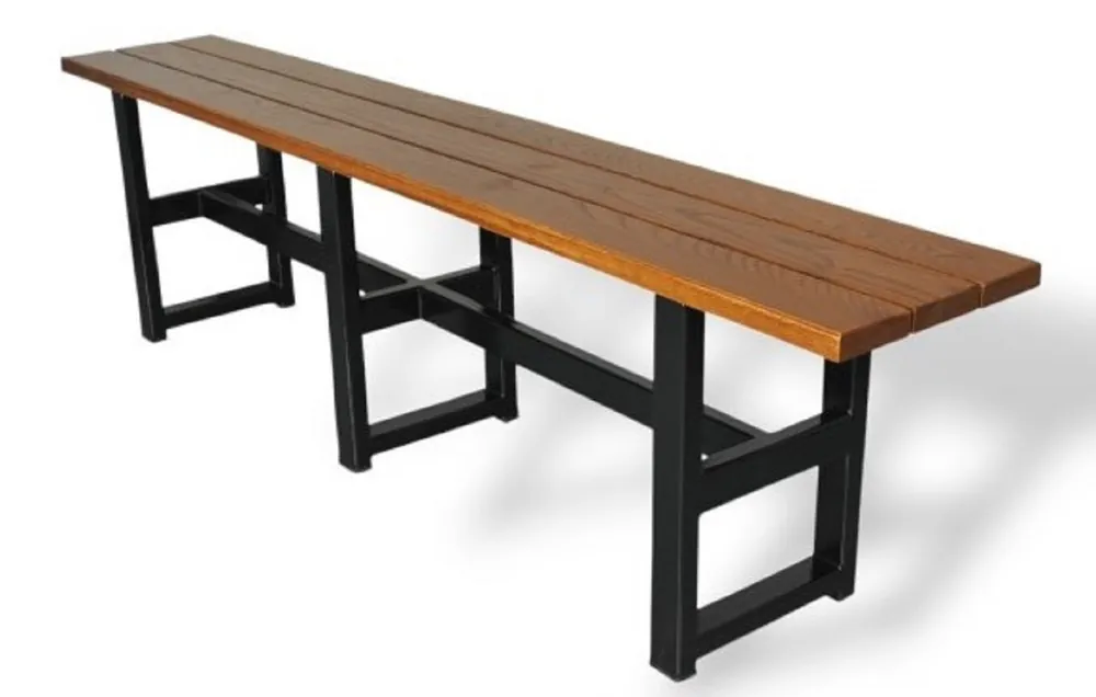 Preis Gesenkt Casa Padrino beer garden industrial style bench dark brown / black 140 x 35 x H. 45 cm - solid wood bench - beer garden terraces catering furniture